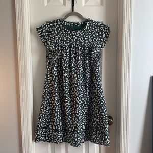 Green Cheetah Print Dress